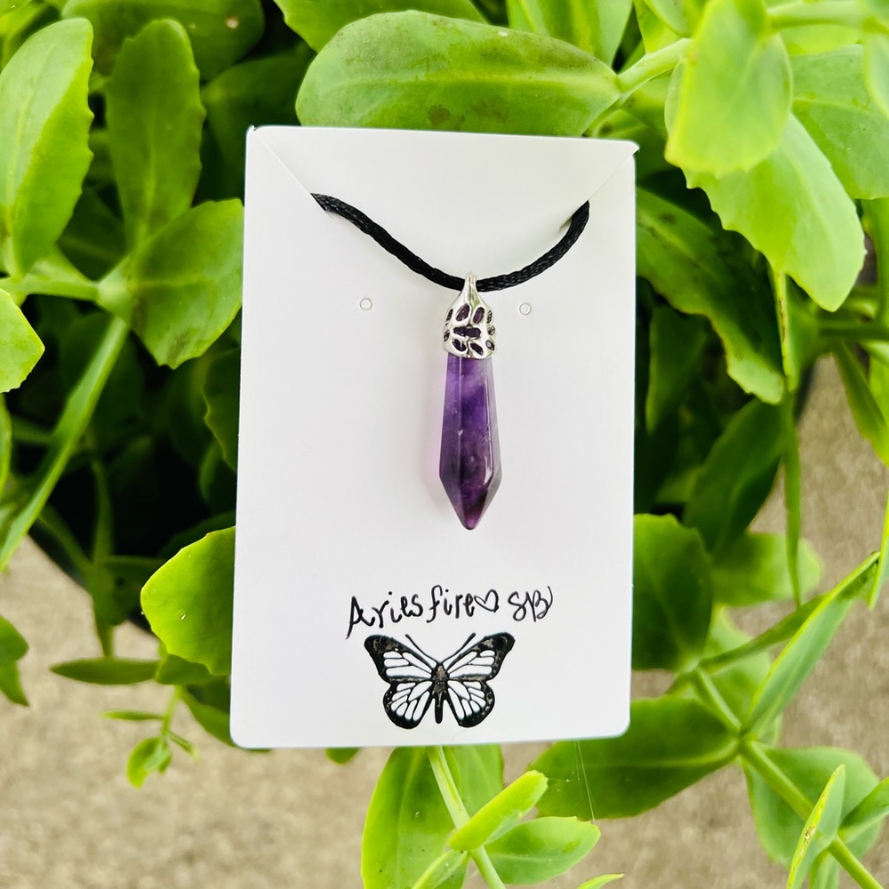 Amethyst Point Necklace